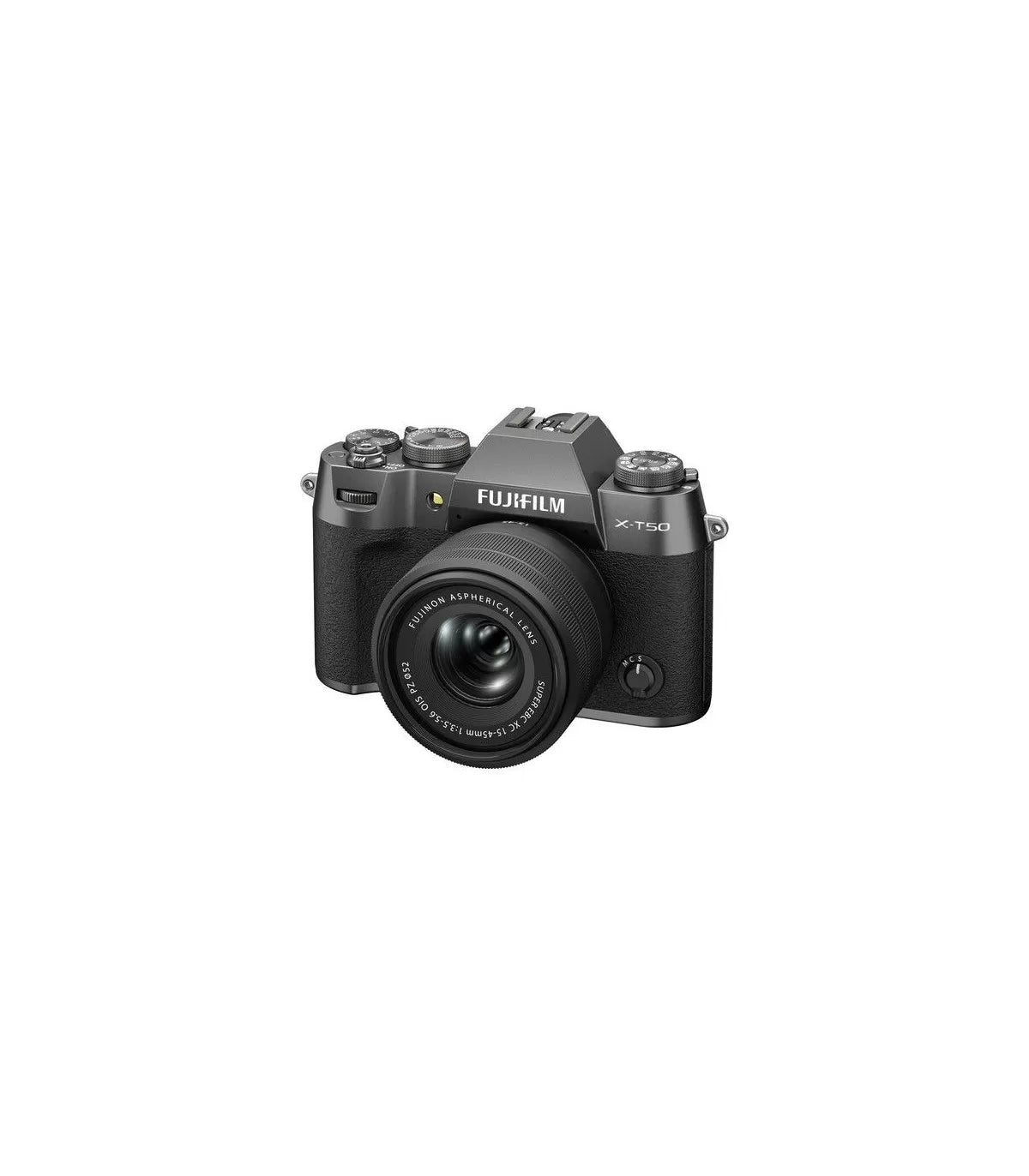 FUJIFILM CAMARA X-T50 +15-45MM F3.5 - 5.6 OIS PLATA