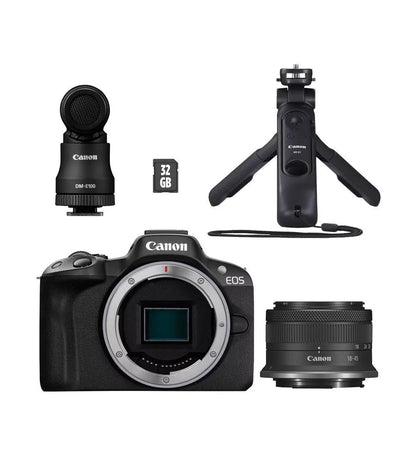 CANON EOS R50 + RFS 18-45 CREATOR KIT NEGRO