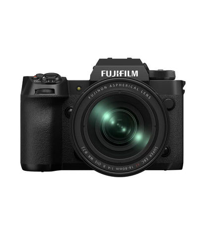 FUJIFILM CAMARA X-H2 40.2MP 8K/30P +16-80mm F4 R OIS WR Negro