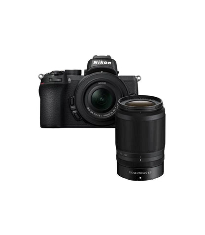 NIKON Z50 + 16-50MM + 50-250MM +TARJETA LEXAR SDXC 64GB+E BOOK KIT -