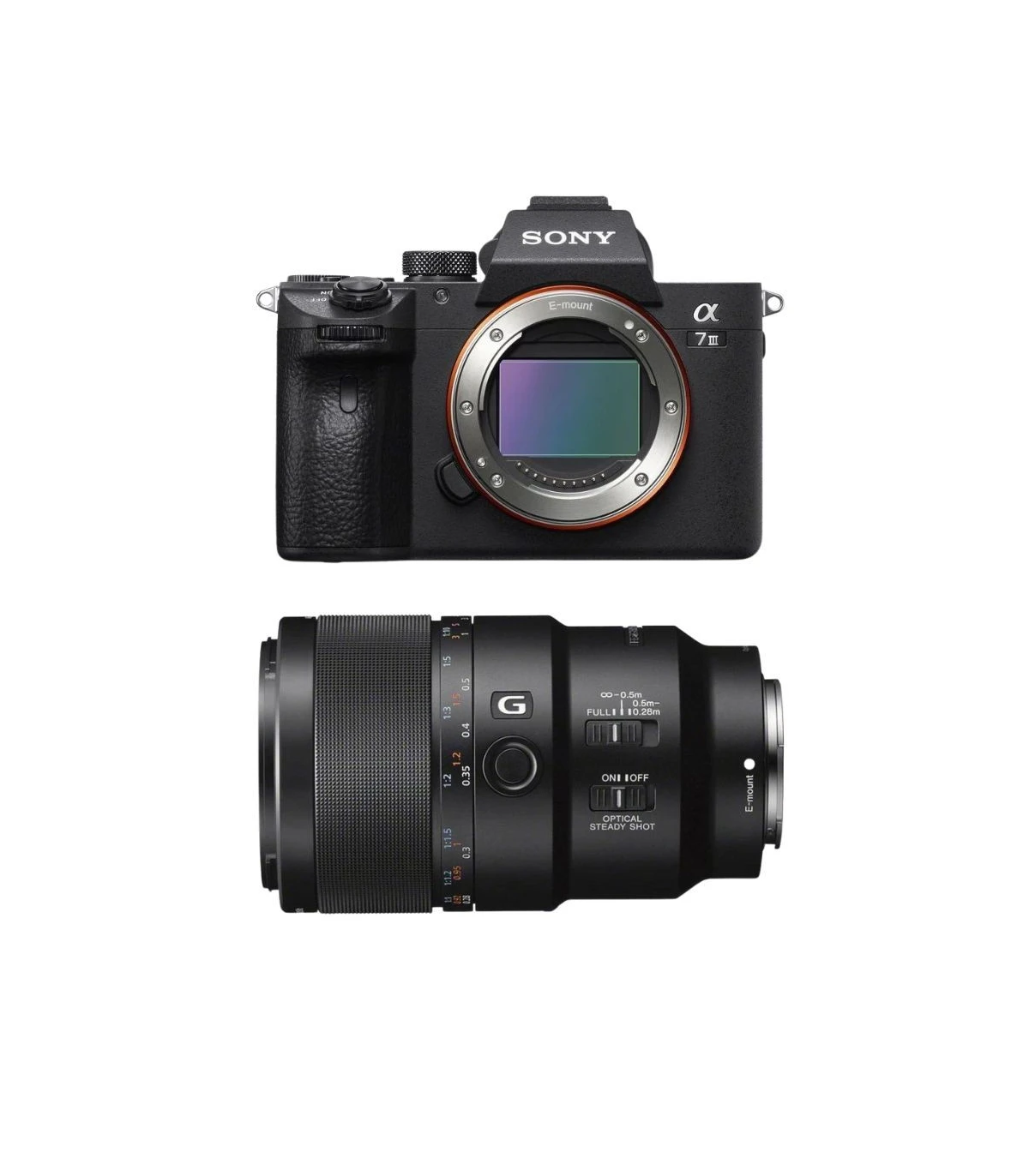 SONY A7 III + 90MM F2.8G OSS+ GODOX FLASH ANULAR MACRO KIT DENTAL MF-R76S+