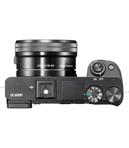 SONY ALPHA a6000 + 16-50MM + FUNDA + TARJETA 16GB ILCE-6000