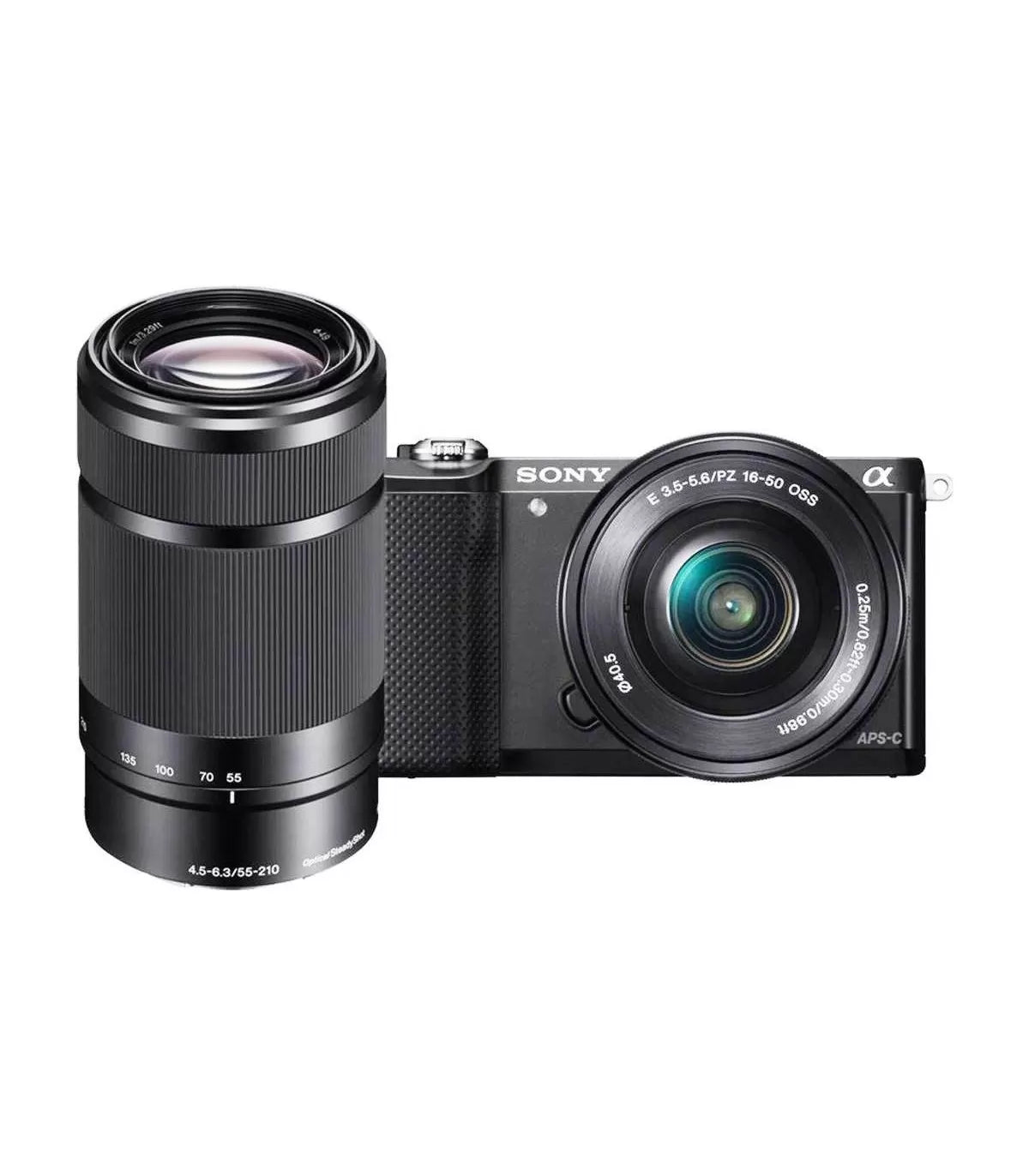 SONY ALPHA ILCE 5100 + 16-50mm + 55-210MM NEGRO